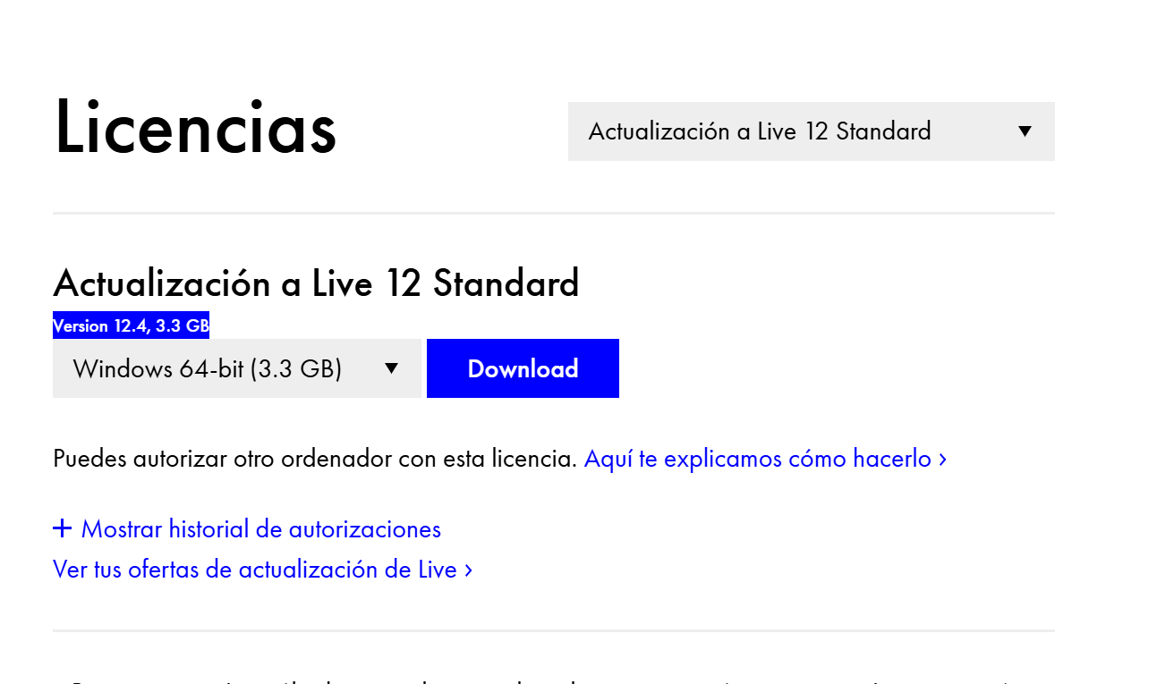 Ableton Live 12 Standard Full License